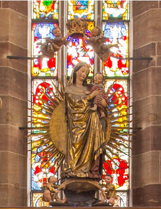 Strahlenkranzmadonna - Frauenkirche Nürnberg