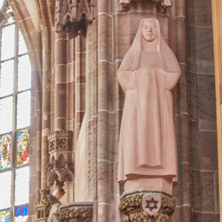 Edith Stein Plastik - Frauenkirche Nürnberg